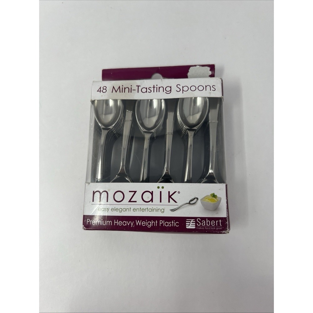 Mozaik Mini Tasting Spoons Dessert‎ Appetizer Party Catering Utensisls